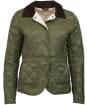 Women's Barbour Deveron Polarquilt Jacket - Olive