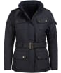 Women's Barbour International Tourer Polarquilt Jacket - Black