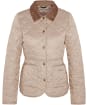 Women's Barbour Deveron Quilted Jacket - Light Trench