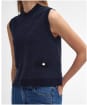 Women's Barbour Charlene Sleeveless Knitted Jumper - Navy