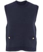 Women's Barbour Charlene Sleeveless Knitted Jumper - Navy