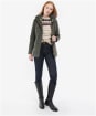 Women's Barbour Buttercup Waterproof Jacket - Olive / Classic Tartan