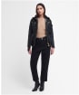 Women's Barbour International Waxed Jacket - Black