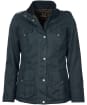 Women’s Barbour Winter Defence Waxed Jacket - Navy