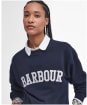 Women's Barbour Northumberland Sweatshirt - Navy / Cloud