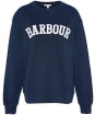 Women's Barbour Northumberland Sweatshirt - Navy / Cloud