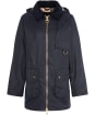 Women's Barbour Highclere Waxed Jacket - Navy