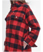 Serova Overshir - Scarlet Check