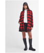 Serova Overshir - Scarlet Check