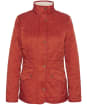 Women's Barbour Cavalry Polarquilt Jacket - Spiced Pumpkin