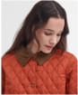 Women's Barbour Annandale Quilted Jacket - Spiced Pumpkin