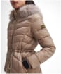 Women's Barbour International Island Quilted Jacket - Light Trench