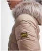 Women's Barbour International Island Quilted Jacket - Light Trench