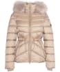 Women's Barbour International Island Quilted Jacket - Light Trench