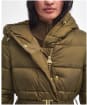 Women's Barbour International Track Line Quilted Jacket - Empire Green