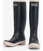 Women’s Barbour Abbey Tall Wellington Boots - Black / White Pepper