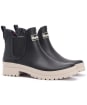 Women's Barbour Mallow Chelsea Wellington Boots - Black / White Pepper