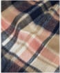 Women's Barbour Vintage Winter Plaid Scarf - Navy / Pink Rust