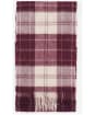 Women's Barbour Tartan Scarf - Cabernet