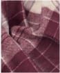 Women's Barbour Tartan Scarf - Cabernet