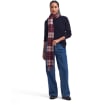 Women's Barbour Tartan Scarf - Cabernet