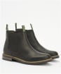 Men's Barbour Farsley Chelsea Boots - Black Nubuck