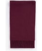 Women's Barbour Lambswool Woven Scarf - Cabernet