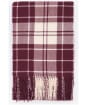 Women's Barbour Hailes Tartan Scarf - Cabernet