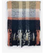 Women's Barbour Rawson Check Scarf - Navy / Pink Rust