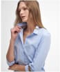 Women's Barbour Derwent Shirt - PALE BLUE/HESSIA