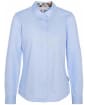 Women's Barbour Derwent Shirt - PALE BLUE/HESSIA