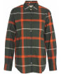 Women's Barbour Oxer Check Shirt - Olive Check