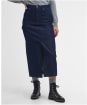 Cassie Midi Sk - Dark Indigo Wash