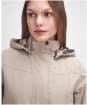 Women's Barbour Buttercup Waterproof Jacket - SAND DUNE/GARDEN