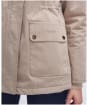 Women's Barbour Buttercup Waterproof Jacket - SAND DUNE/GARDEN