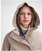 Women's Barbour Winter Beadnell Waterproof Jacket - Sand Dune / Classic