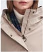 Women's Barbour Winter Beadnell Waterproof Jacket - Sand Dune / Classic