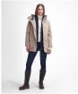 Women's Barbour Winter Beadnell Waterproof Jacket - Sand Dune / Classic