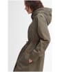 Women's Barbour Bowlees Waterproof Jacket - WINTER MOSS/CLAS