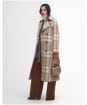 Claudette Tren - Winter White Tartan