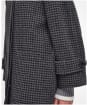 Veronica Coat - Charcoal Dogtooth