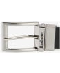 Men's Barbour Fife Reversible Leather Belt - Black / Chestnut Brown