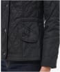 Women's Barbour Millfire Quilted Jacket - Black Classic