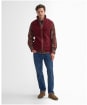 Men's Barbour Langdale Fleece Gilet - Port