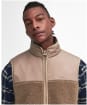 Men's Barbour Newlan Fleece Gilet - Timberwolf