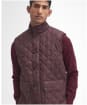 Men's Barbour New Lowerdale Quilted Gilet - Winter Blackberry