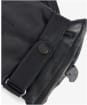 Men's Barbour Burnished Leather Insulated Gloves - Black