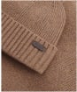 Men’s Barbour Carlton Fleck Beanie & Scarf Gift Set - Sandstone