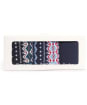 Men's Barbour Fairisle Sock Gift Box - BLUE GRANITE/GRE