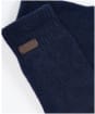 Men's Barbour Carlton Beanie & Gloves Gift Set - Navy